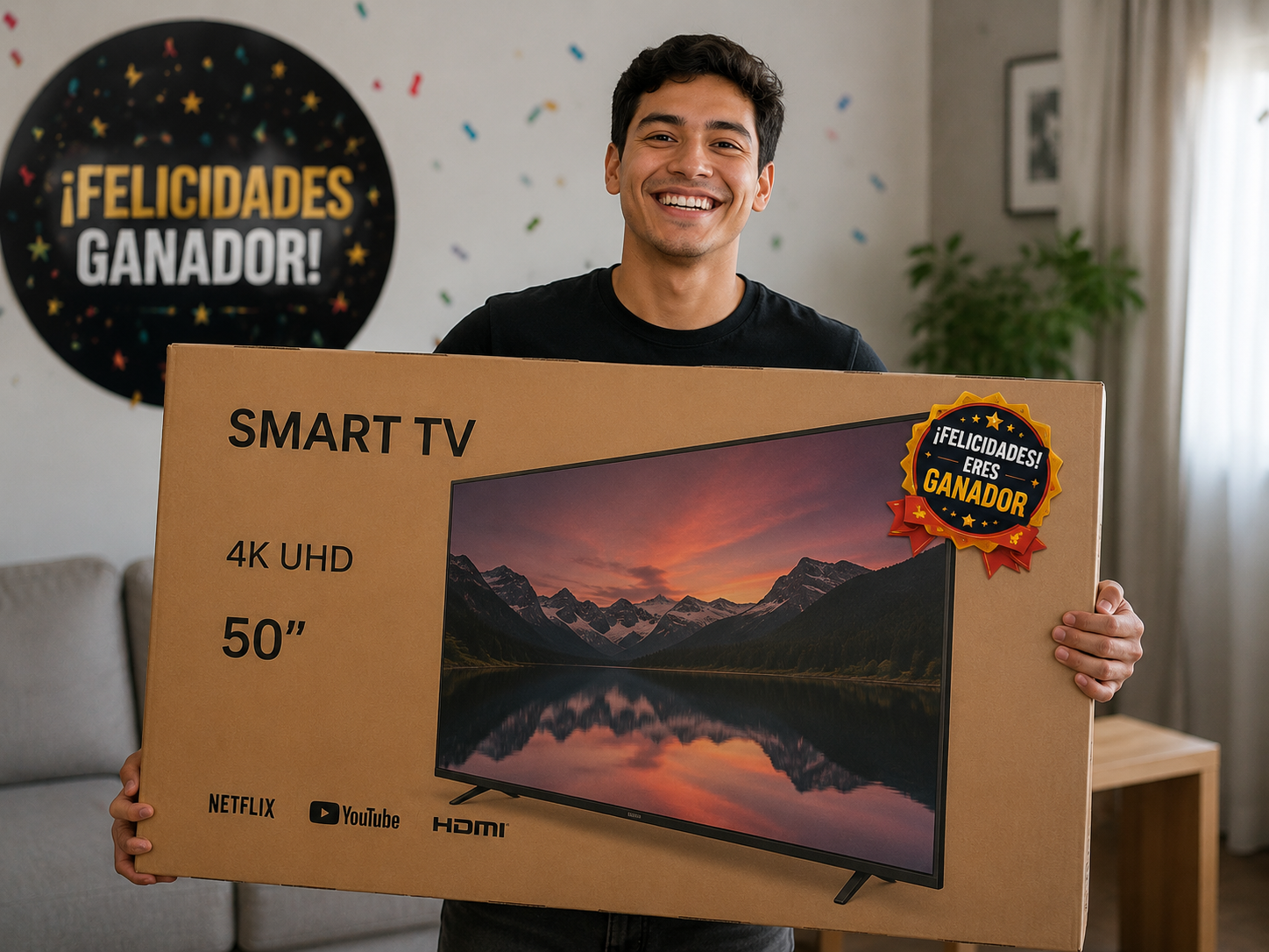 Smart TV 50" 4K